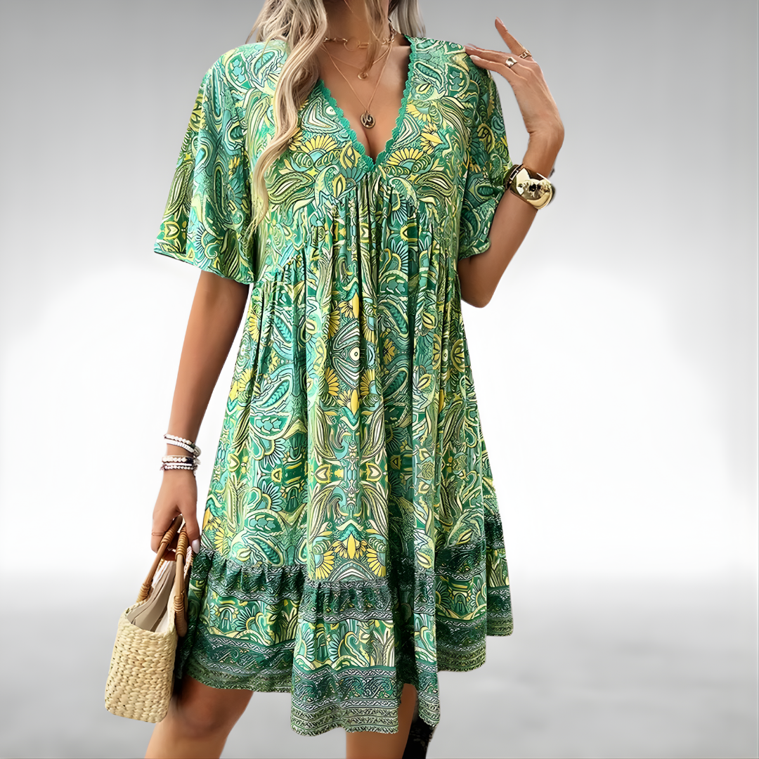 Marie Boho Swing Dress