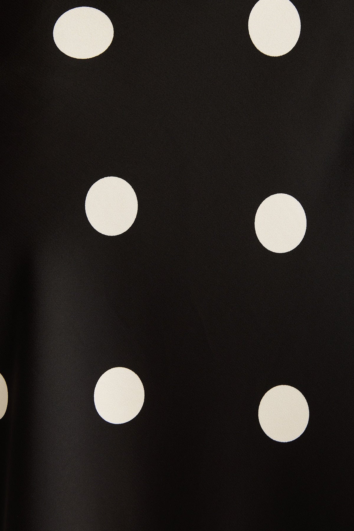 Marielle Off Shoulder Maxi Dress in Black with White Spot