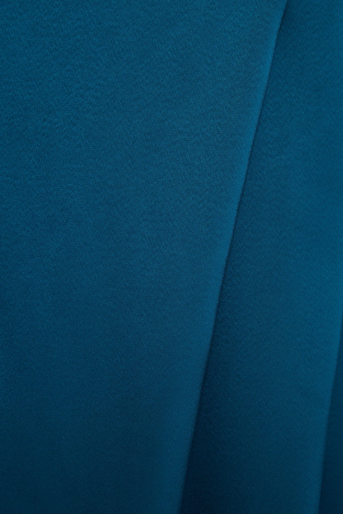 Isabelle Maxi Off Shoulder Dress in Teal Satin