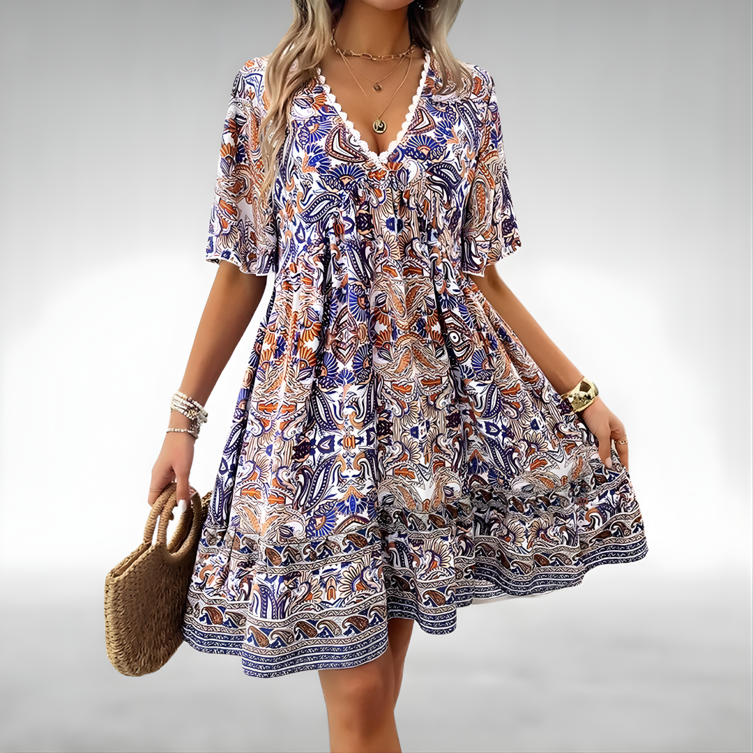 Marie Boho Swing Dress