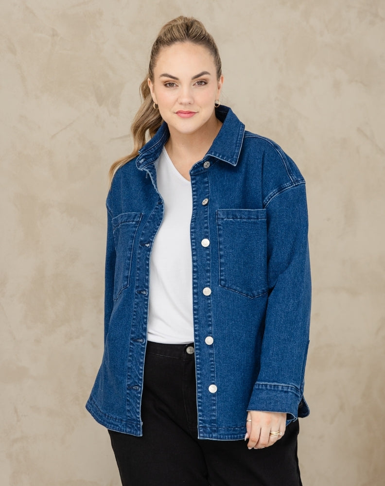 Sophia Denim Shacket
