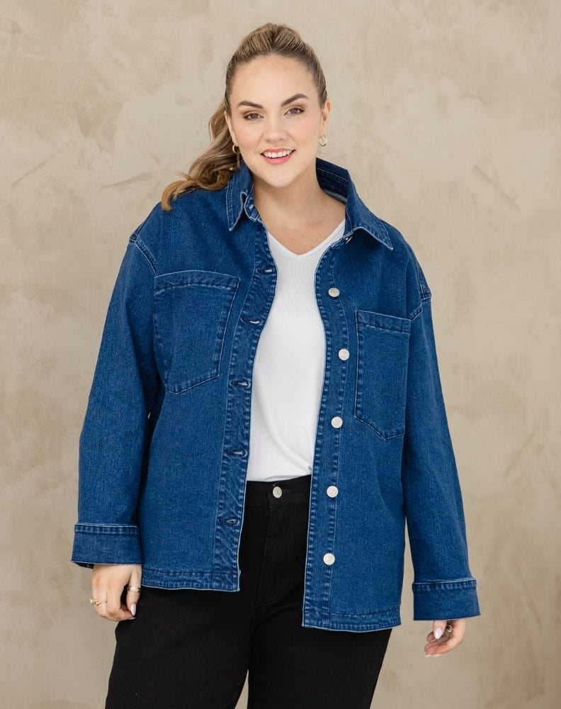 Sophia Denim Shacket
