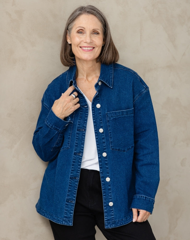 Sophia Denim Shacket