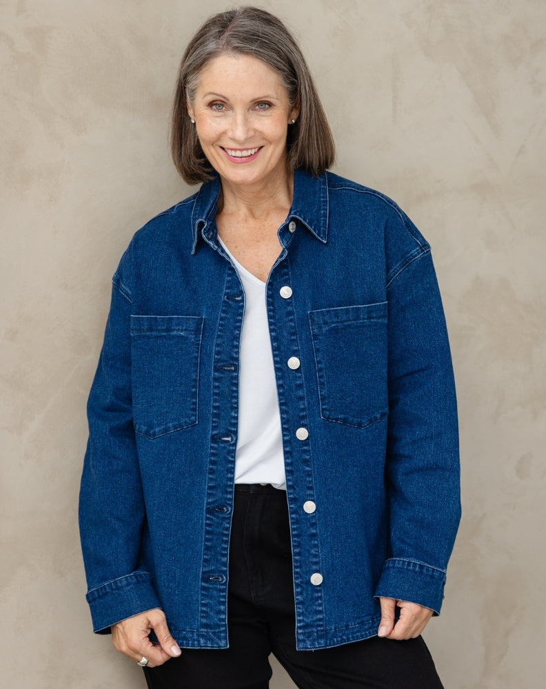 Sophia Denim Shacket