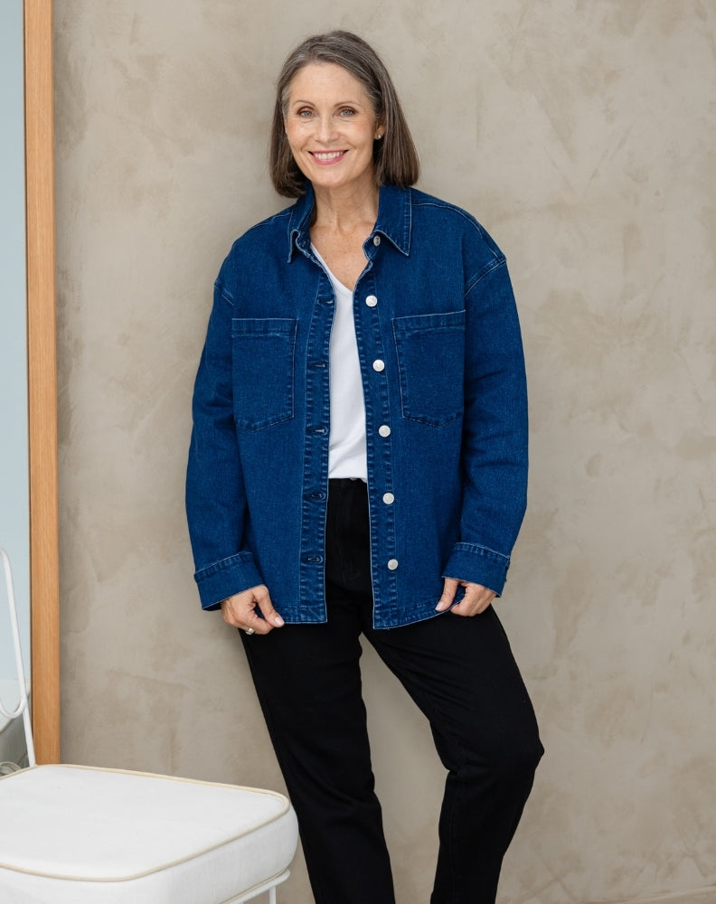 Sophia Denim Shacket