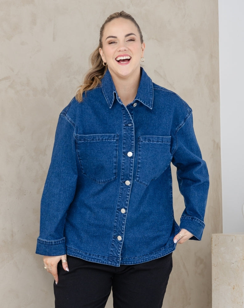 Sophia Denim Shacket