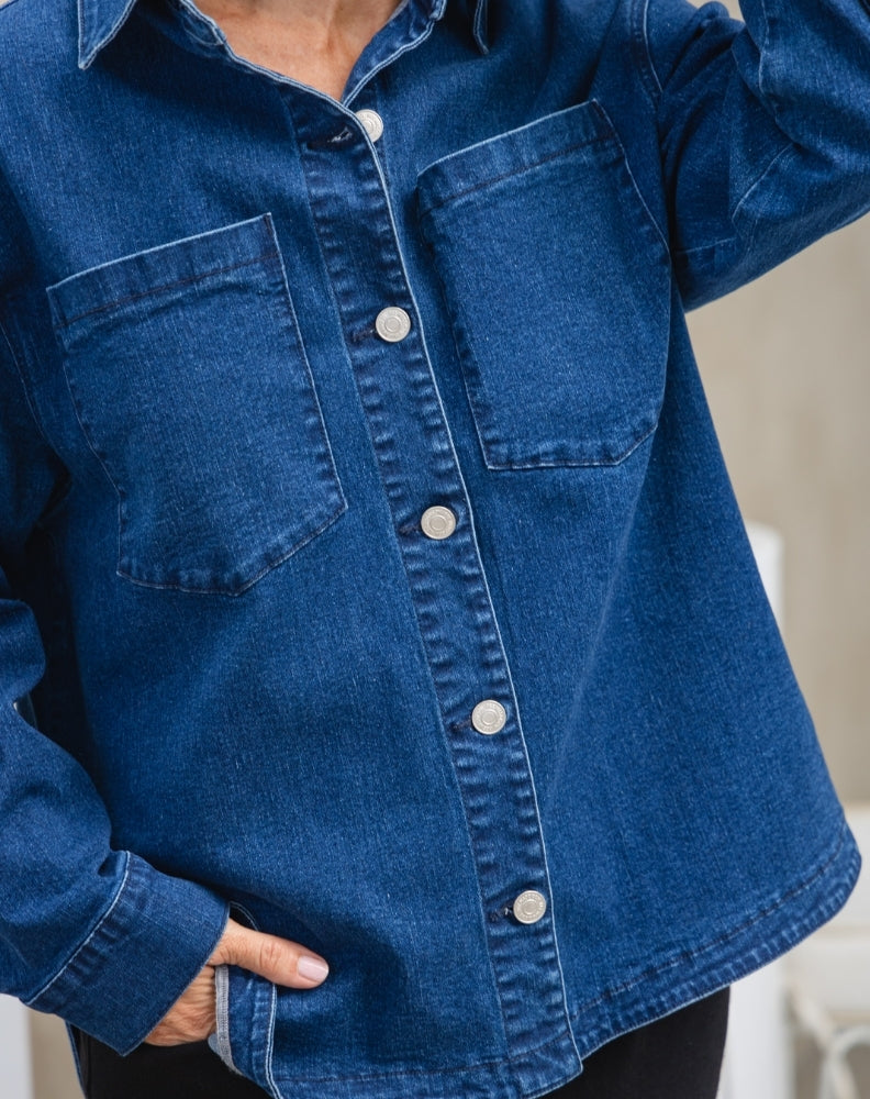 Sophia Denim Shacket