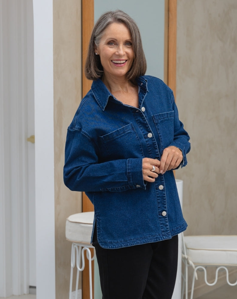 Sophia Denim Shacket