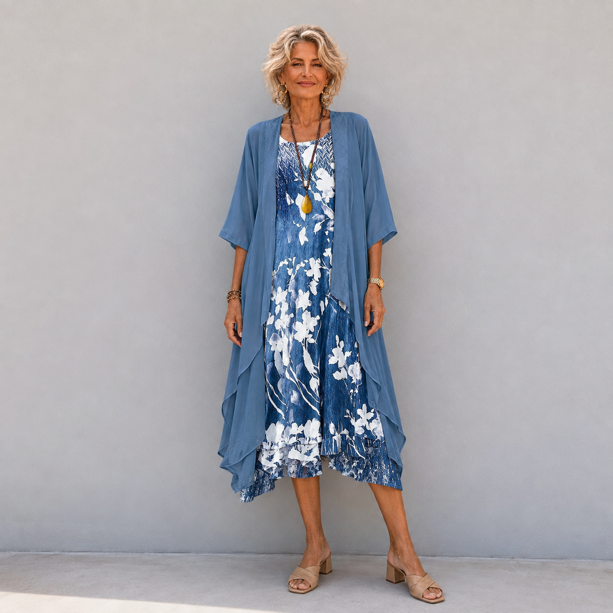 Mariana Floral Cardigan Dress