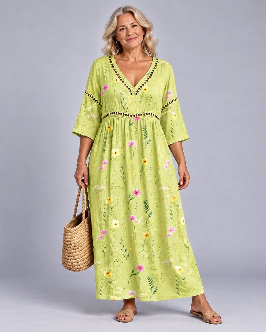 Lorena - Airy Comfort Midi Dress