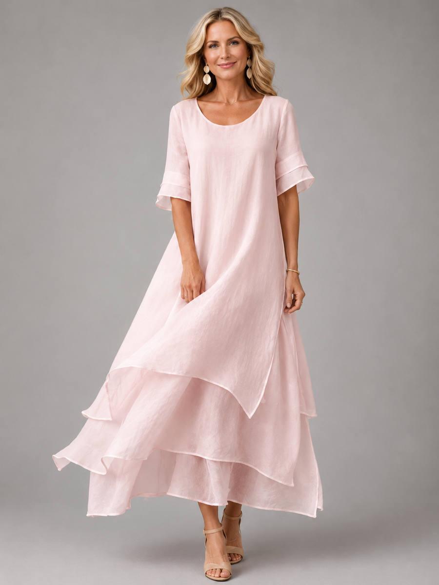 Olive Flowing Grace Maxi Dress