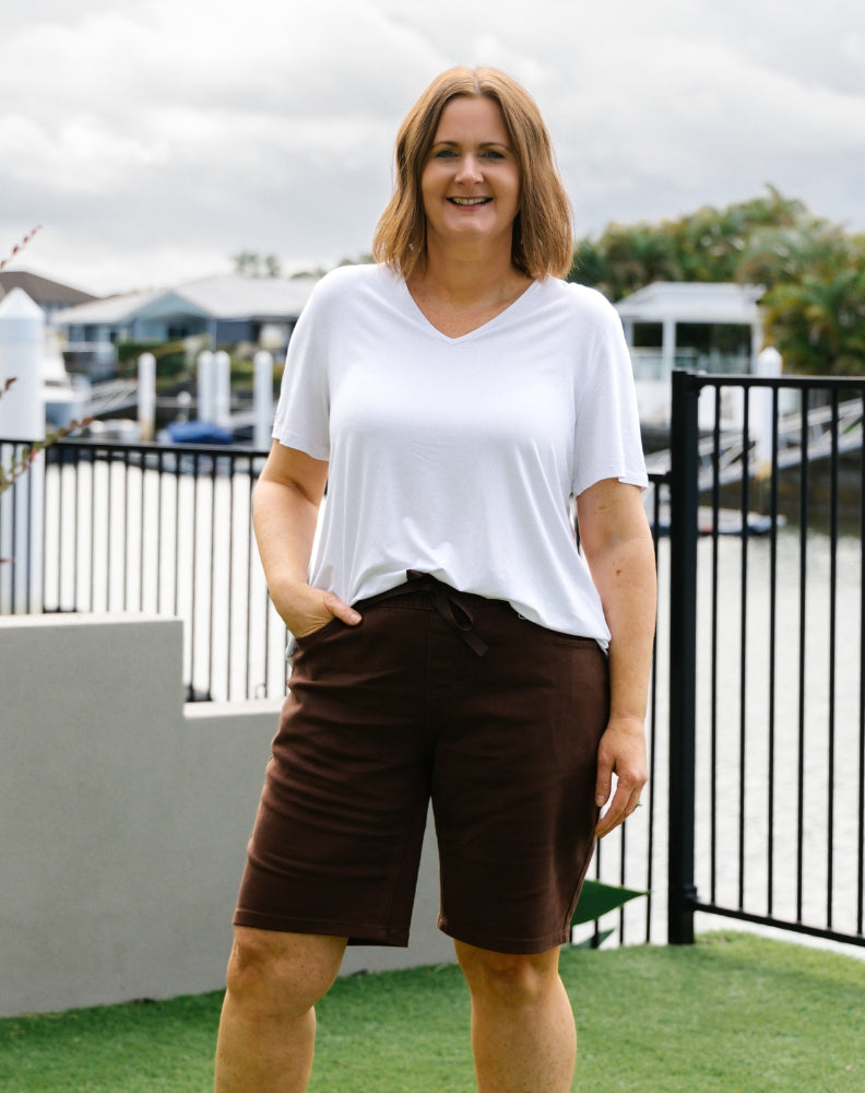 Bermuda Shorts - Chocolate