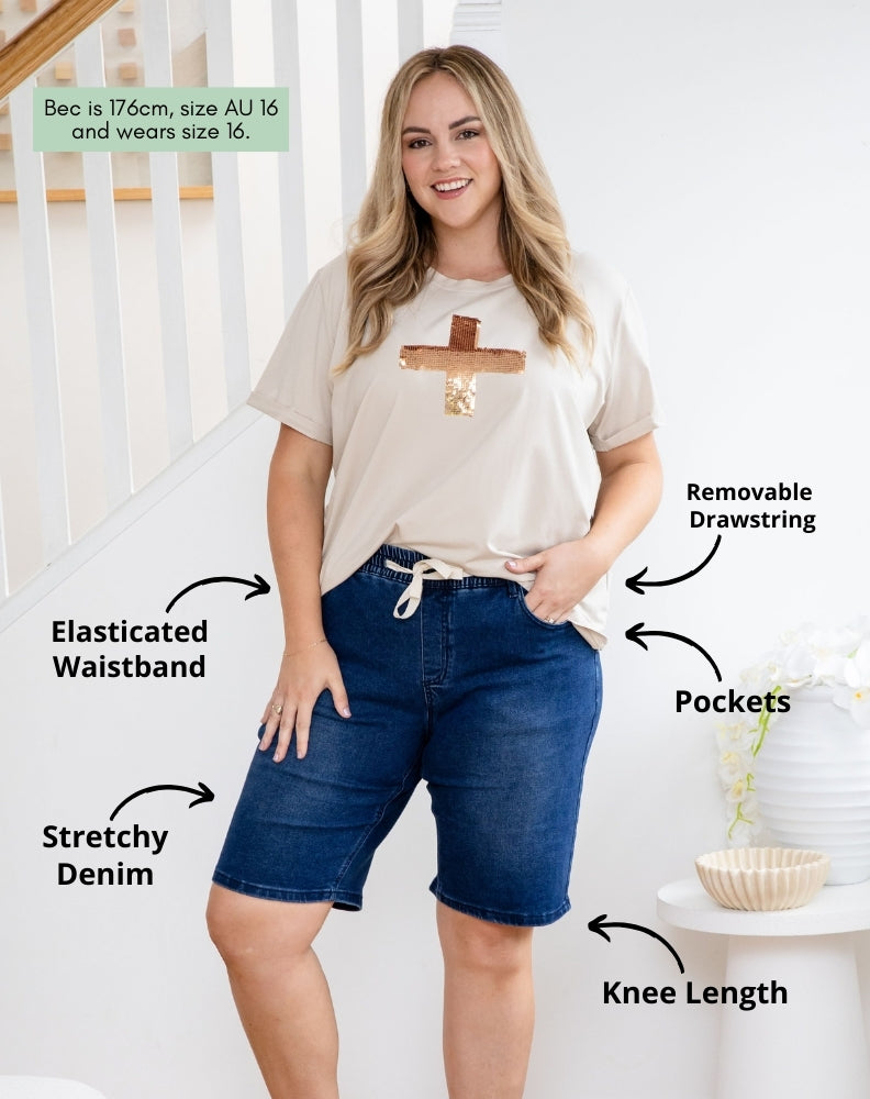 Bermuda Shorts - Denim