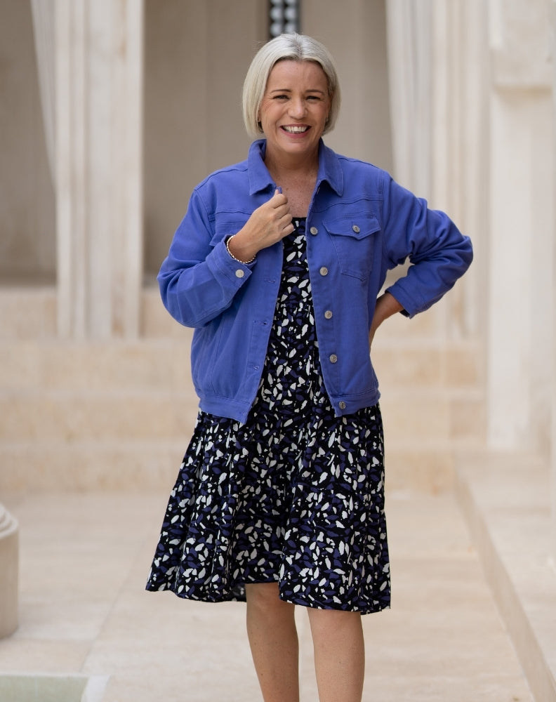 Frankie Jacket With Pockets - Violet