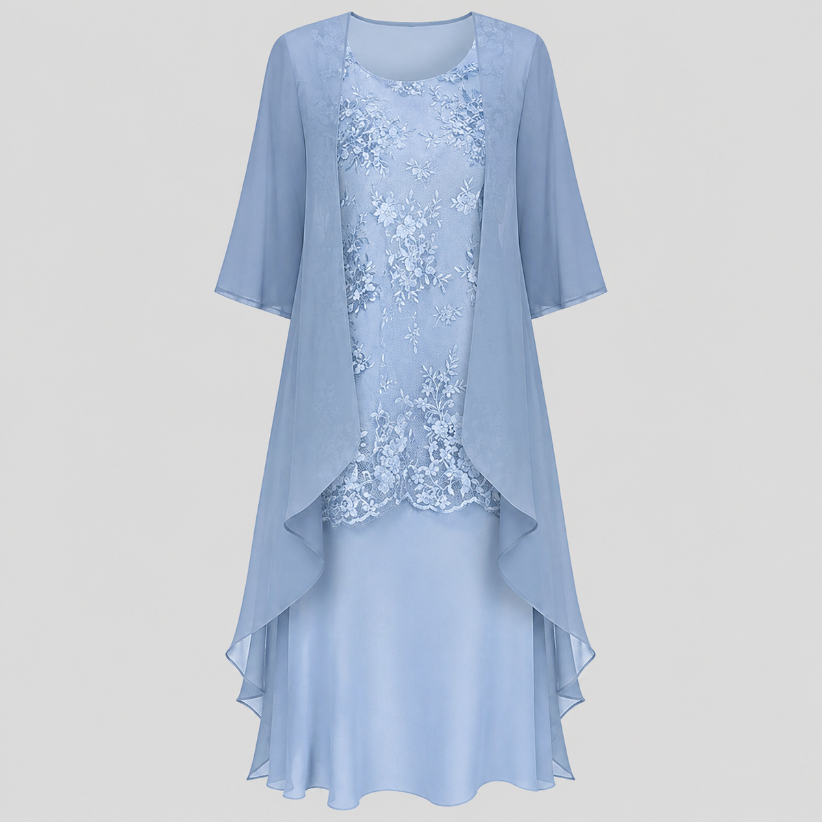 Lumi Chiffon Two-Piece Dress