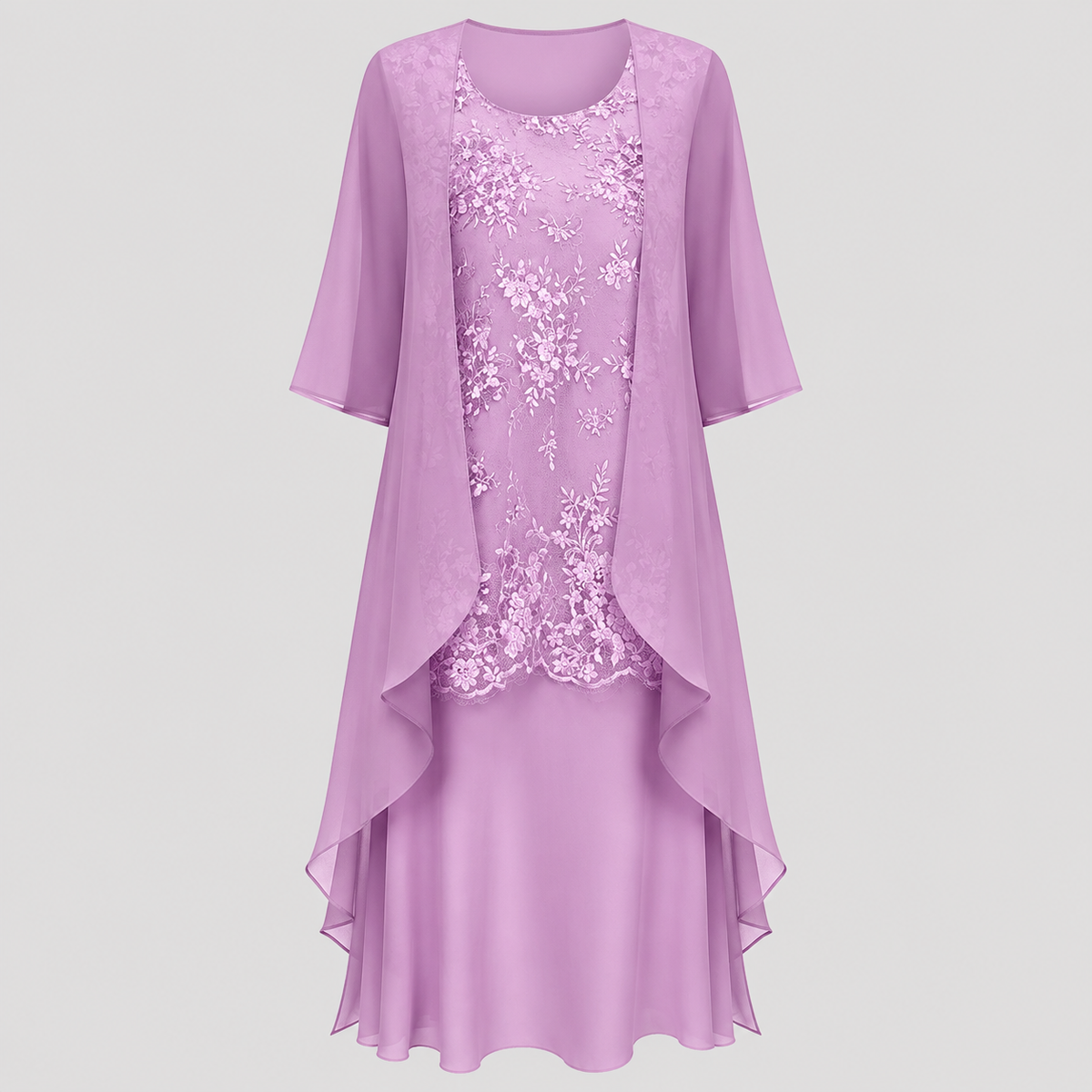 Lumi Chiffon Two-Piece Dress