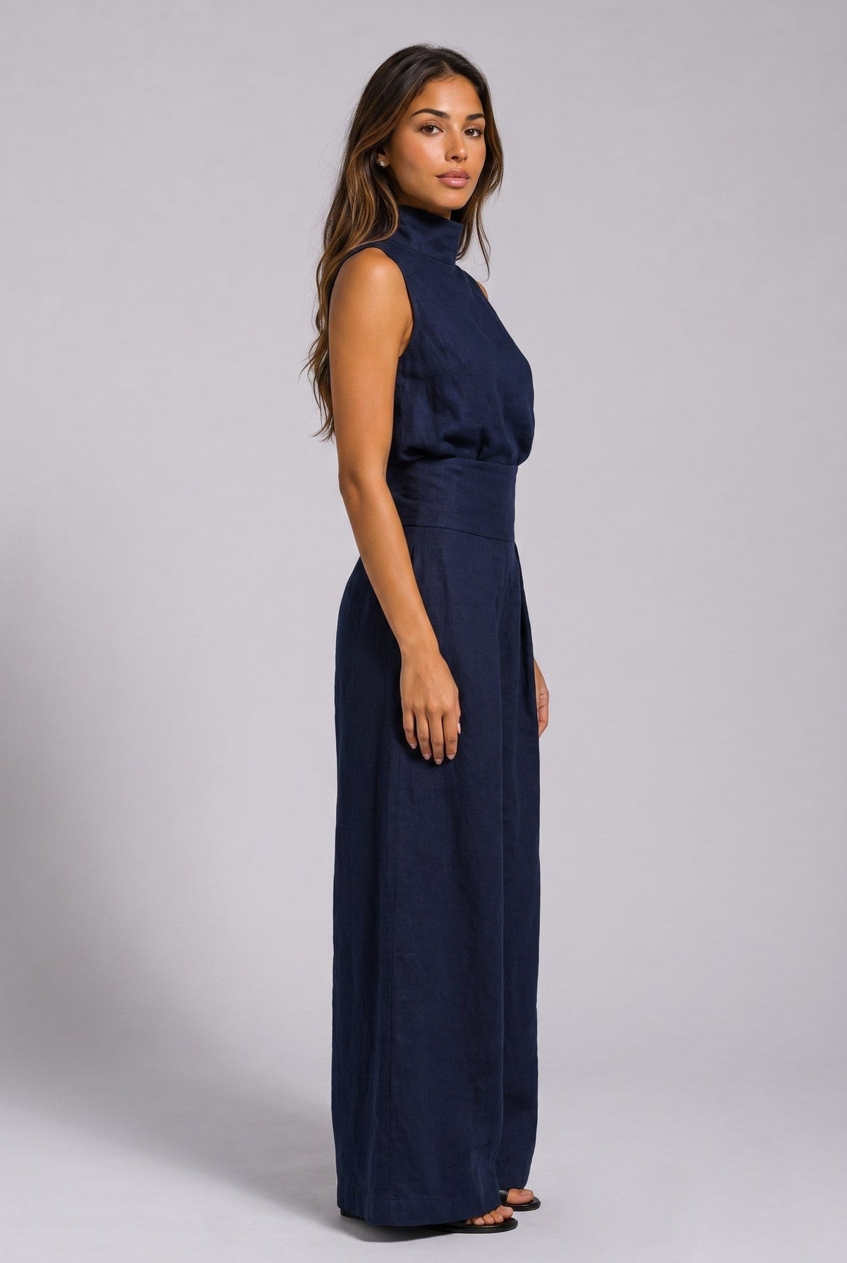 Aleia Linen Blend Two-Piece Set